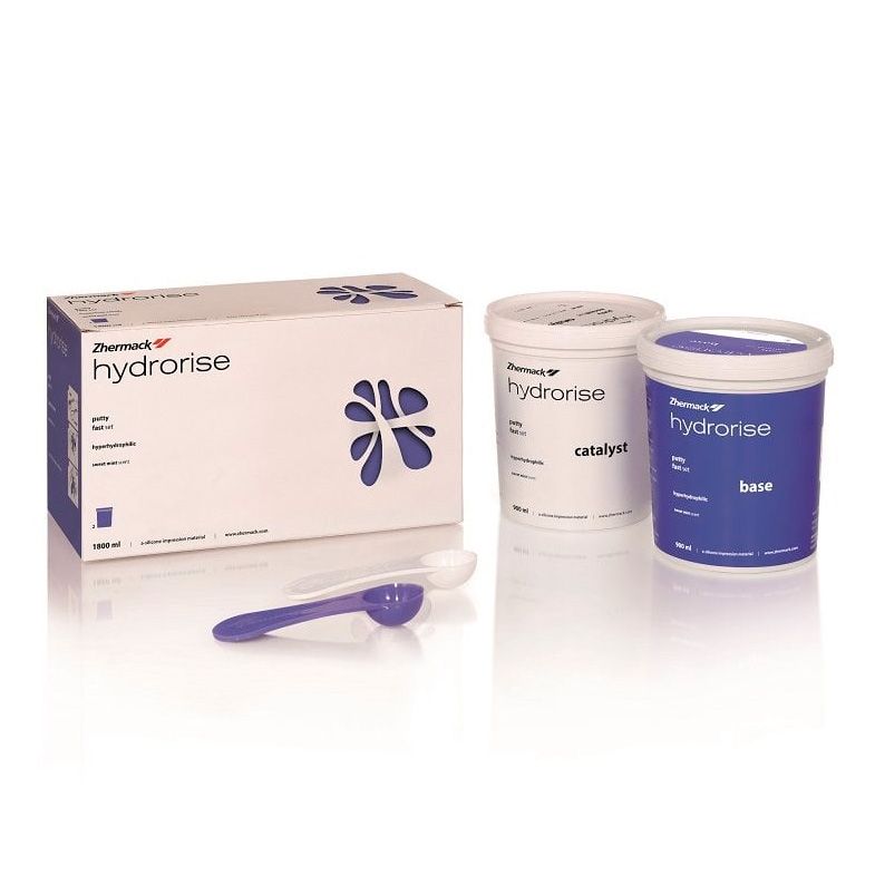 А-силиконовая масса Zhermack HydroriseNormal Set 900ml + 900ml 