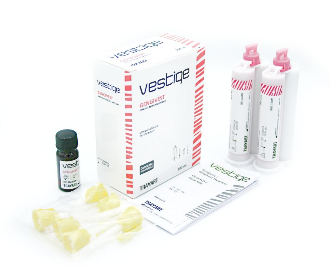 А-силикон Vestige Gengivest, 2x50мл., Trayart