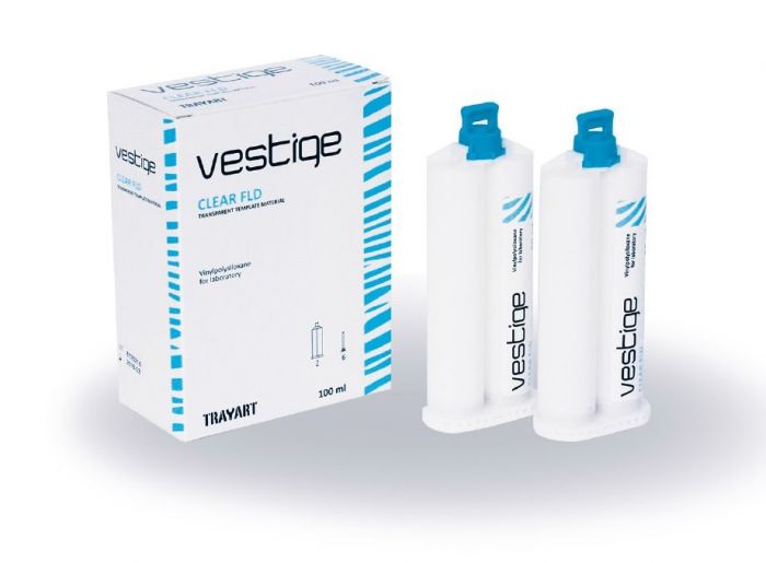 А-силикон Vestige Clear FLD, 2x50мл., Trayart